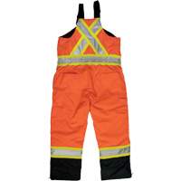 Ripstop Insulated Safety Bib Overall, Polyester, X-Small, High Visibility Orange SHI869 | Stor-it Systems