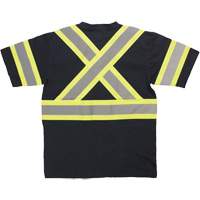 Chemise de s&eacute;curit&eacute; &agrave; manches courtes, Coton, T-petit, Noir Stor-it Systems