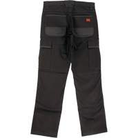 Pantalon de travail WP100, Coton/Spandex, Noir, Taille 0, Entrejambe 30 SHJ108 | Stor-it Systems
