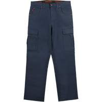 WP100 Work Pants, Cotton/Spandex, Navy Blue, Size 0, 30 Inseam SHJ118 | Stor-it Systems