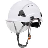 Fibre Metal Safety Helmet, Non-Vented, Ratchet, White SHJ271 | Stor-it Systems