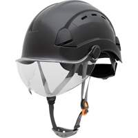 Fibre Metal Safety Helmet, Non-Vented, Ratchet, Black SHJ276 | Stor-it Systems