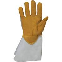 Gants de soudage 335DBP Endura, Cuir de vache refendu/Cuir d'&eacute;lan refendu, Taille Petit Stor-it Systems