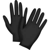 Emballages de gants jetables pour machine distributrice, Petit, Nitrile, 5 mils, Sans poudre, Noir, Classe 2 Stor-it Systems