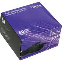 Emballages de gants jetables pour machine distributrice, Petit, Nitrile, 5 mils, Sans poudre, Noir, Classe 2 Stor-it Systems