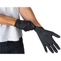 Emballages de gants jetables pour machine distributrice, Petit, Nitrile, 5 mils, Sans poudre, Noir, Classe 2 Stor-it Systems