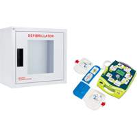 Ensemble armoire murale et défibrillateur AED Plus<sup>MD</sup>, Semi-automatique, Anglais, Classe 4 SHJ773 | Stor-it Systems