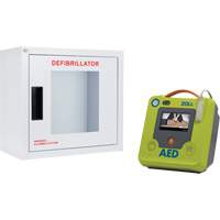 AED 3™ AED & Wall Cabinet Kit, Semi-Automatic, English, Class 4 SHJ775 | Stor-it Systems