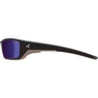Reclus Safety Glasses, Blue Mirror Lens, Anti-Scratch/Polarized, ANSI Z87+/MCEPS GL-PD 10-12/Meets/Exceeds CSA Z94.3 Stor-it Systems