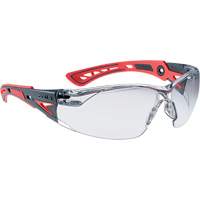 Rush+ Small Safety Glasses, Clear Lens, Anti-Fog/Anti-Scratch Coating SHK039 | Stor-it Systems