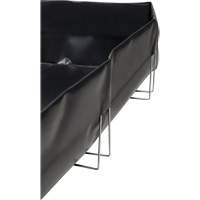 Wire Bracket Berm, 268 US gal. Capacity, 6' W x 8' L x 12" H, L-Bracket Stor-it Systems