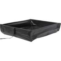 Collapsible Roll-Up Spill Berm, 15 US gal. Capacity, 2' W x 2' L x 6" H Stor-it Systems