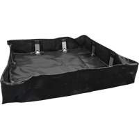 Collapsible Berm, 30 US gal. Capacity, 2' W x 4' L x 6" H, Snap-Up Bracket Stor-it Systems