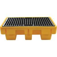 2-Drum Spill Pallet, 61 US gal. Spill Capacity, 51.5" x 36" x 15" Stor-it Systems