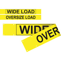 Double Sided Wide Load/Oversized Load Banner, Vinyl, 96" W x 12" H Stor-it Systems