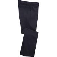 Industrial Work Pants, Cotton, Navy Blue, Size 28, 30 Inseam Stor-it Systems