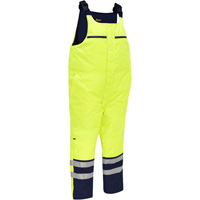 Salopette pour le froid extr&ecirc;me Bisley, Polyester, Petit, Jaune lime haute visibilit&eacute; Stor-it Systems