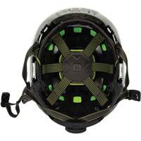 Fibre Metal Climbing Style Safety Helmet, Meets CSA Type 2, Ratchet Suspension, Vented Stor-it Systems