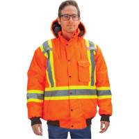 Waterproof 7-in-1 Winter Parka, High Visibility Orange, Medium Stor-it Systems