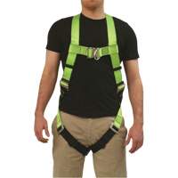 FBH-10000L Contractor Series Safety Harness, CSA Certified, Class AL, 400 lbs. Cap. Stor-it Systems