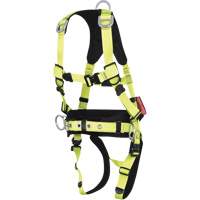 FBH-70110G-S PeakPro Plus Series Safety Harness, CSA Certified, Class AEP, Small Stor-it Systems