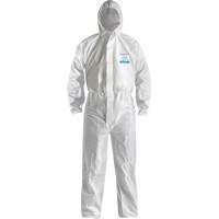 Combinaison CoverMe XP1800 de type 5/6 avec capuchon, Moyen, Blanc, Microporeux Stor-it Systems