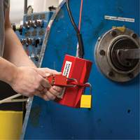 Velocity Plus Safety Lockout Padlock, Orange, Keyed Alike, Aluminum, 1-1/2" Width Stor-it Systems