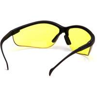 Venture II&reg; Half-Frame Safety Glasses, Amber Lens, ANSI Z87+/MCEPS GL-PD 10-12/Meets/Exceeds CSA Z94.3 Stor-it Systems