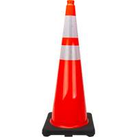 Premium Traffic Cone, 36", Orange, 4" & 6" Reflective Collar(s) Stor-it Systems