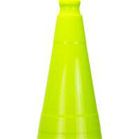 Premium Traffic Cone, 28", Lime Green Stor-it Systems