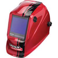 VIKING 3350 Code Red&reg; Welding Helmet, 3.74" L x 3.34" W View Area, 5 - 13 Shade Range Stor-it Systems