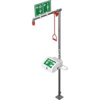 Combination Shower with Closed ABS Bowl & Botton Inlet, Pedestal Stor-it Systems