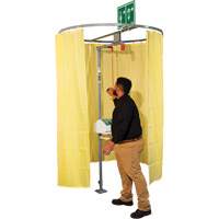 Pipe Mounted Safety Shower Modesty Curtain Stor-it Systems