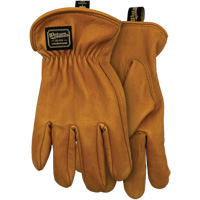 597CR The Duke Cut-Resistant Gloves, Size Medium, Cowhide/Para-Aramid/Polyester/Stainless Steel Shell, ASTM ANSI Level A5 Stor-it Systems