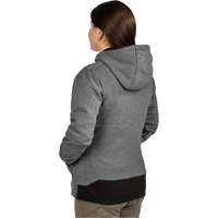 M12 Heated Hoodie with Battery, Women's, Medium, Grey, Poly-Cotton Stor-it Systems