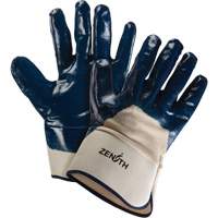 Heavyweight Safety Cuff Gloves, 11/2X-Large, Nitrile Coating, Cotton Shell Stor-it Systems