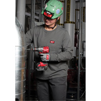 GRIDIRON Long Sleeve Pocket T-Shirt, Women's, X-Small, Blue Stor-it Systems