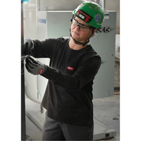 GRIDIRON Long Sleeve Pocket T-Shirt, Women's, X-Small, Blue Stor-it Systems