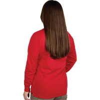 GRIDIRON Long Sleeve Logo T-Shirt, Women's, X-Small, Red Stor-it Systems