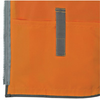 Pioneer Mesh Back Zip Front Surveyor Safety Vest, High Visibility Orange, Small, Polyester Stor-it Systems