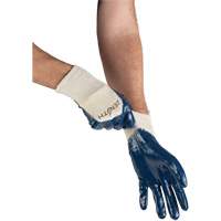 Gants &agrave; doublure interlock de poids moyen, 9/Grand, R&ecirc;vetement Nitrile, Enveloppe en Coton Stor-it Systems