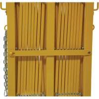 Barri&egrave;re extensible, 84" h x 20' lo, Jaune Stor-it Systems