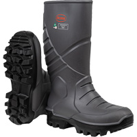 Bottes de s&eacute;curit&eacute; int&eacute;grales Boss avec semelle interm&eacute;diaire et prot&egrave;ge-m&eacute;tatarse interne, Polyur&eacute;thane thermique, Embout Acier, Semelle R&eacute;sistant aux perforations, Pointure 6 Stor-it Systems