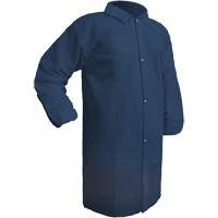 Care Lab Coat, Polypropylene, Medium, Blue Stor-it Systems