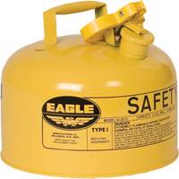 Safety Can for Diesel, Type I, Galvanized Steel, 2.5 US gal., Yellow, FM Approved/UL/ULC Listed Stor-it Systems