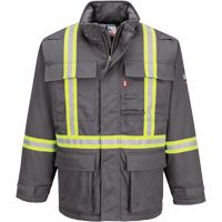 Bizflame&reg; 88/12 Insulated Winter Parka, Grey, Small Stor-it Systems