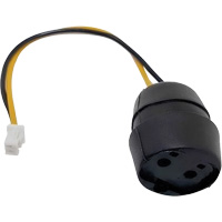 Connecteur de prise pour panneau &agrave; deux broches pour &eacute;couteurs Molex Stor-it Systems