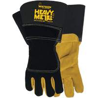 Black Velvet Winter Heavy Metal Welding Gloves, Size Small, Split Elkhide Shell, ASTM ANSI Level A5 Stor-it Systems