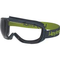 MX500 Safety Goggles, Clear Lens, Anti-Fog/Anti-Scratch, Indirect Vent Stor-it Systems