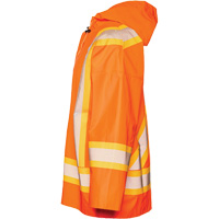 R804 Hurricane Rain Jacket, Small, High Visibility Orange Stor-it Systems